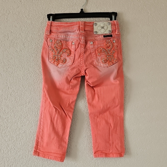 Miss Me Pink Embellished Kids Jeans - Picture 6 of 8
